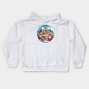 Santa Claus Village Kids Hoodie